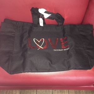 Large Victoria's Secret Love Bling Tote
